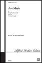 Ave Maria SATB choral sheet music cover